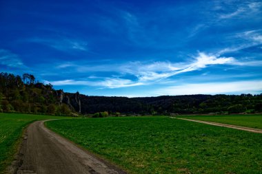 Dollnstein antik şehrinde güzel bir gün