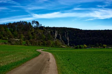 Dollnstein antik şehrinde güzel bir gün