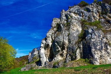 Dollnstein antik şehrinde güzel bir gün