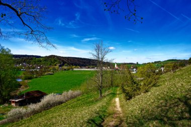Dollnstein antik şehrinde güzel bir gün