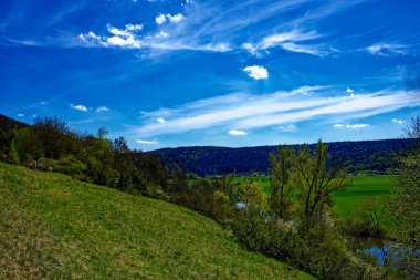 Dollnstein antik şehrinde güzel bir gün
