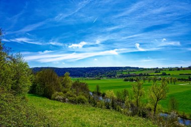 Dollnstein antik şehrinde güzel bir gün