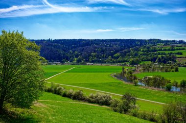 Dollnstein antik şehrinde güzel bir gün
