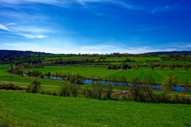 Dollnstein antik şehrinde güzel bir gün
