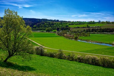 Dollnstein antik şehrinde güzel bir gün