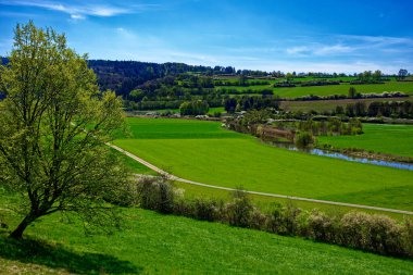 Dollnstein antik şehrinde güzel bir gün