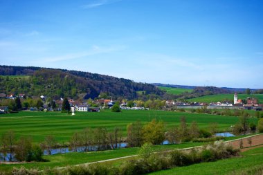 Dollnstein antik şehrinde güzel bir gün