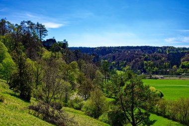 Dollnstein antik şehrinde güzel bir gün