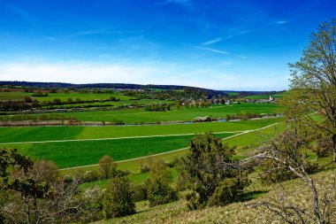 Dollnstein antik şehrinde güzel bir gün