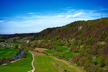 Dollnstein antik şehrinde güzel bir gün