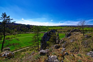Dollnstein antik şehrinde güzel bir gün