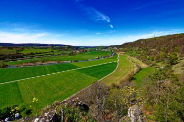 Dollnstein antik şehrinde güzel bir gün