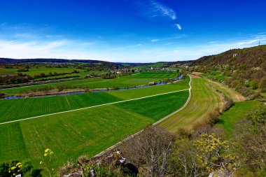 Dollnstein antik şehrinde güzel bir gün