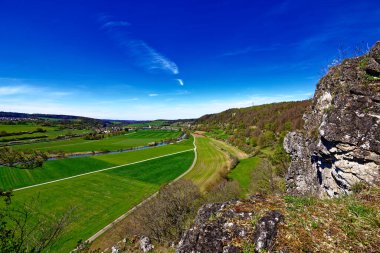 Dollnstein antik şehrinde güzel bir gün