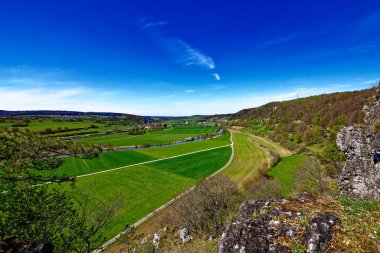 Dollnstein antik şehrinde güzel bir gün
