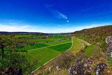 Dollnstein antik şehrinde güzel bir gün