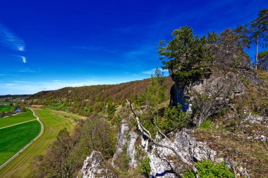 Dollnstein antik şehrinde güzel bir gün