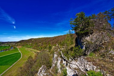 Dollnstein antik şehrinde güzel bir gün