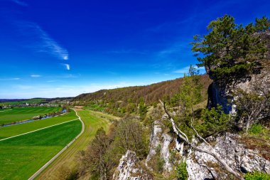 Dollnstein antik şehrinde güzel bir gün