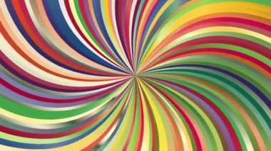 Dönen radyal ışın arkaplan Helix dönüş ışınları Gökkuşağı renkleri Kusursuz döngü