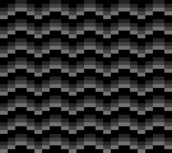 Monochrom Geometrisches Gitter Pixel Art Hintergrund Moderne Schwarz Weiß Abstrakte — Stockvektor