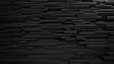 3D Futuristic stripes background Abstract geometric pattern