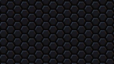 3D Geleceği Altıgen Arkaplan Soyut Geometrik Izgara Deseni