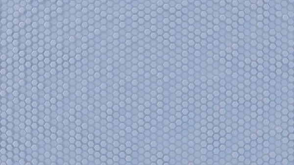 三维未来主义六边形白色背景抽象几何网格模式 — 图库照片