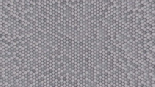 Футуристичний Шестикутний Білий Фон Абстрактний Геометричний Візерунок Сітки — стокове фото