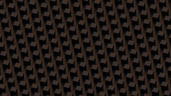 3D Футуристические кубики темный черный фон Абстрактная геометрическая мозаика сетка квадратные плитки шаблон 