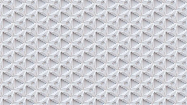 Futurystyczne Trójkąty Białe Tło Streszczenie Niski Geometryczny Wzór Siatki — Zdjęcie stockowe
