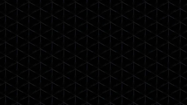 Трехмерный Футуристический Шестиугольный Темно Черный Фон Абстрактная Геометрическая Сетка — стоковое фото