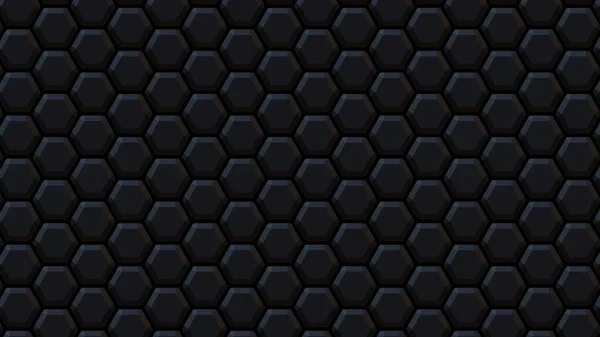 Fundo Hexagonal Futurista Padrão Grade Geométrica Abstrato — Fotografia de Stock