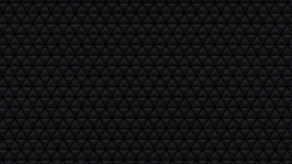 Futuristische Driehoeken Donker Zwarte Achtergrond Abstracte Laagpoly Geometrisch Rasterpatroon — Stockfoto