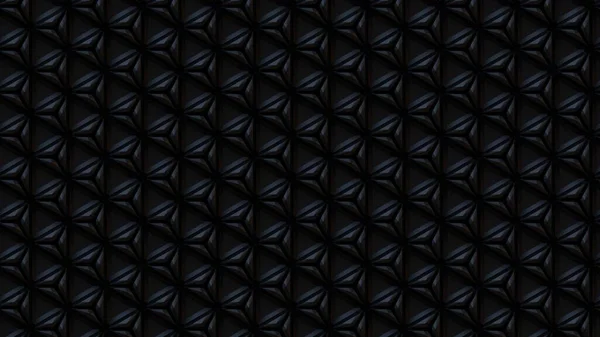 Futuristische Dreiecke Dunkel Schwarzer Hintergrund Abstraktes Geometrisches Rastermuster Lowpoly — Stockfoto