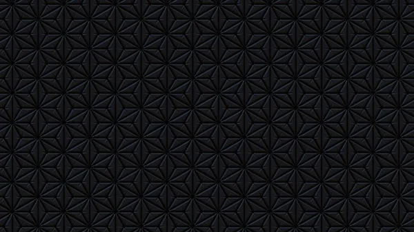 Triangles Futuristes Fond Noir Foncé Modèle Abstrait Grille Lowpoly Géométrique — Photo