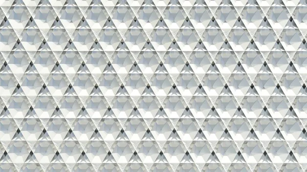 Futurista Hexagonal Fondo Blanco Mosaico Abstracto Patrón Cuadrícula Geométrica —  Fotos de Stock