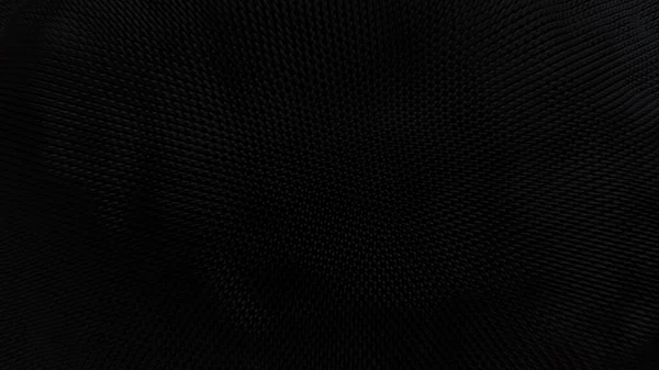 Triángulos Futuristas Fondo Negro Oscuro Patrón Cuadrícula Geométrica Baja Abstracta — Foto de Stock
