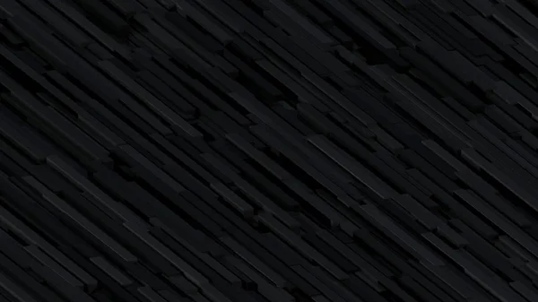 Futuristické Diagonální Pruhy Tmavě Černé Pozadí Abstraktní Geometrický Vzor — Stock fotografie