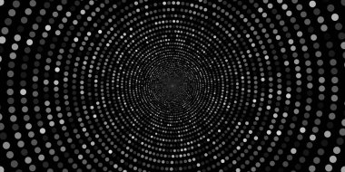 Siyah ve beyaz Yarım tonlu noktalı arka plan Pop sanat dokusu örtüyor.