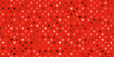 Oynatma kartlarının simgelerine sahip arkaplan