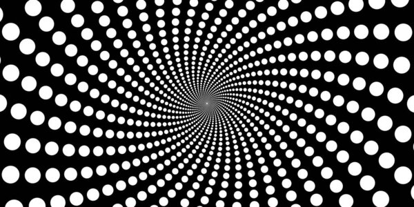 Swirling radial background. Black and white Halftone dotted background Pop art overlay texture.