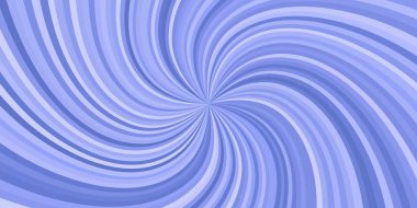 Dönen dairesel mavi arkaplan sarmal dönüş ışınları Helix desenli güneş ışınları