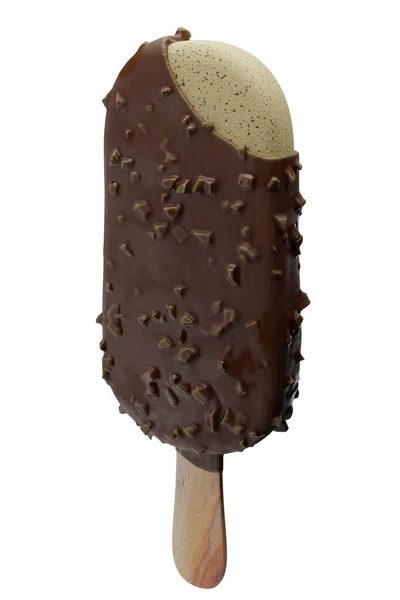 Csokoládé Fedett Fagylalt Csomag Render Mockup — Stock Fotó