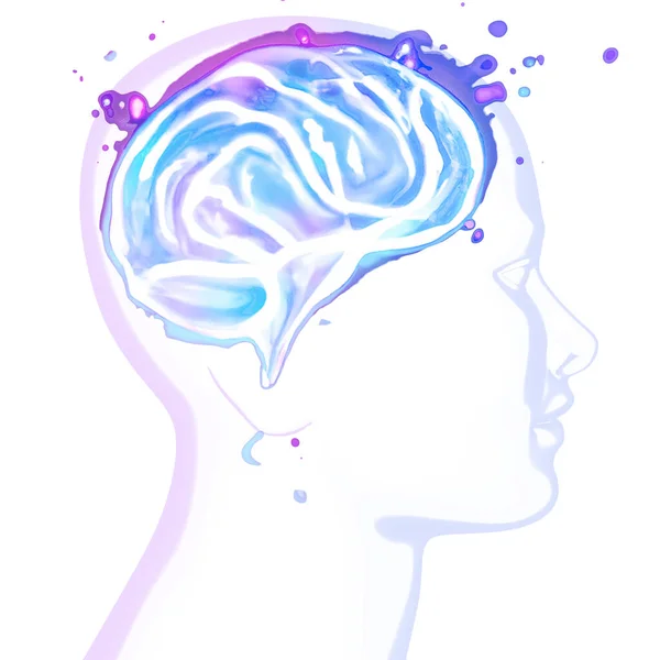 Neurologia Filozofia Powiązania Rozwój Myśli Refleksji Nieskończone Możliwości Mózgu Umysłu — Zdjęcie stockowe