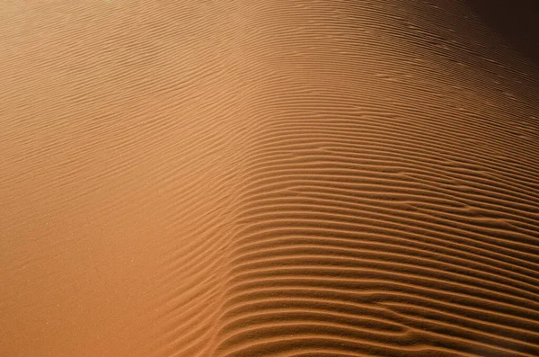 Дюны Пустыне Сахара Пустыня Мерзуга Песчинки Образующие Небольшие Волны Дюнах — стоковое фото