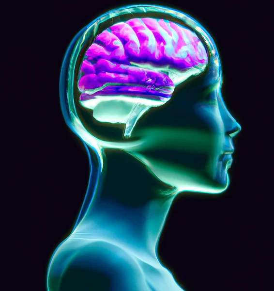 Neurologia Filosofia Conexões Desenvolvimento Pensamento Reflexão Infinitas Possibilidades Cérebro Mente — Fotografia de Stock