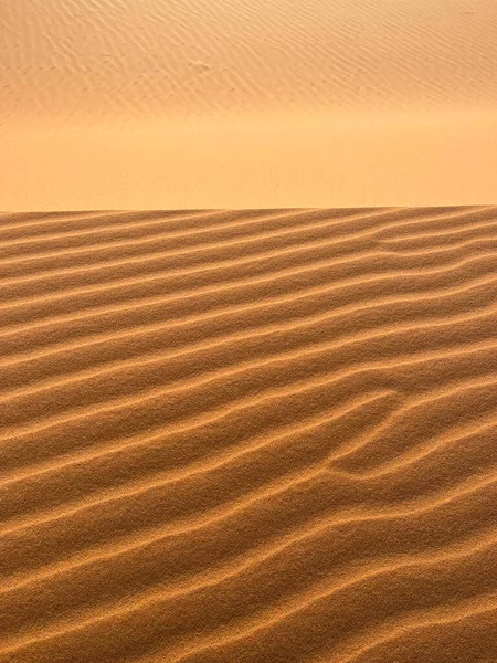 Merzouga Erg Chebbi Dunes Morocco Africa Details Sand Dune Sahara — Foto Stock