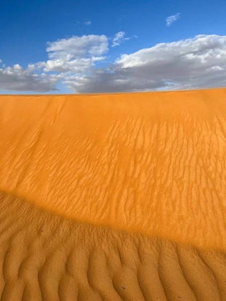 Merzouga Erg Chebbi Dunes Morocco Africa Panoramic View Dunes Sahara — 图库照片