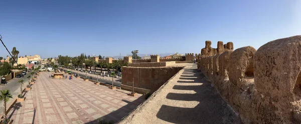 Marruecos África Vista Las Murallas Circundantes Taroudant Ciudad Valle Del —  Fotos de Stock